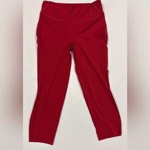 Lululemon red leggings size 12